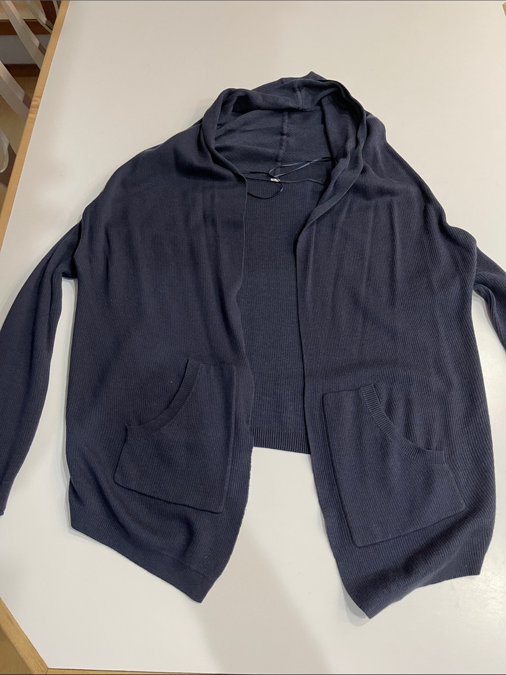 Women’s lululemon Hooded Open-Front Cardigan Sweater - Navy